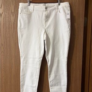 Old Navy Women's Mid-Rise Rockstar Super Skinny Jeans - White